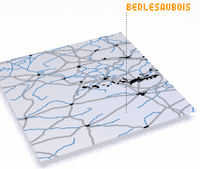 3d view of Berles-au-Bois