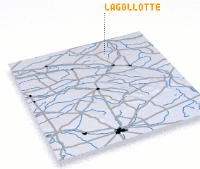 3d view of La Gollotte