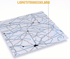 3d view of Le Petit Rousseland