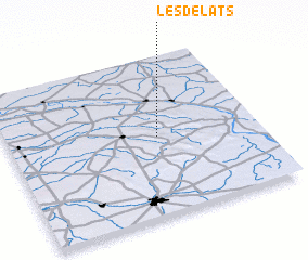 3d view of Les Délats