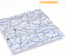 3d view of Coudournac