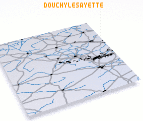 3d view of Douchy-lès-Ayette