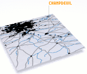 3d view of Champdeuil