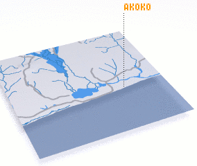 3d view of Akoko