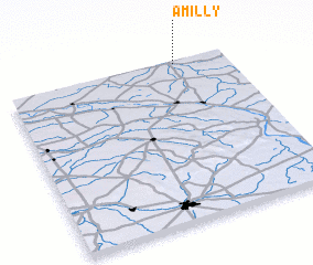 3d view of Amilly