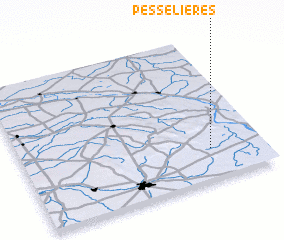 3d view of Pesselières