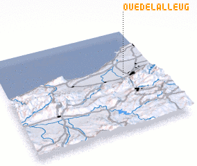 3d view of Oued el Alleug