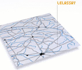 3d view of Le Lassay