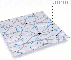 3d view of Les Brêts