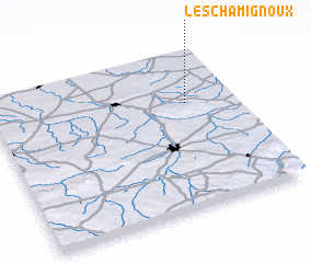 3d view of Les Chamignoux