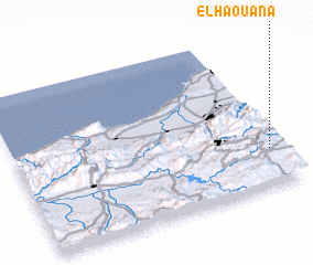 3d view of El Haouana