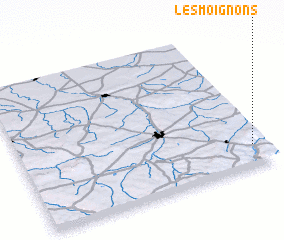 3d view of Les Moignons