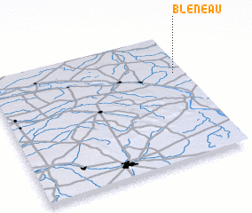 3d view of Bléneau