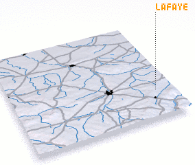 3d view of La Faye