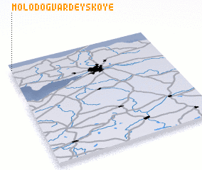 3d view of Molodogvardeyskoye