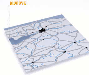 3d view of Divnoye