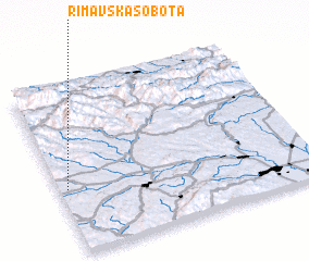 3d view of Rimavská Sobota