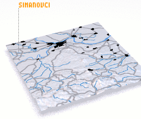 3d view of Šimanovci