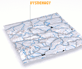 3d view of Vyšné Hágy