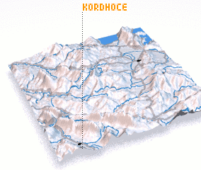 3d view of Kordhocë