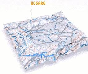 3d view of Košare