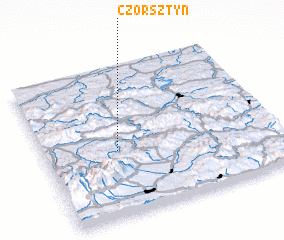 3d view of Czorsztyn