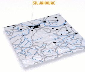 3d view of Šiljakovac