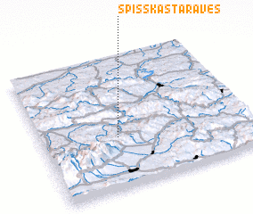 3d view of Spišská Stará Ves