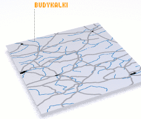 3d view of Budy-Kałki