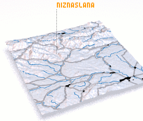 3d view of Nižná Slaná