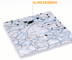 3d view of Glumčevo Brdo