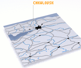 3d view of Chkalovsk