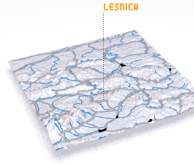 3d view of Lesnica