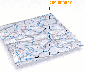 3d view of Ruskinovce