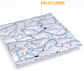 3d view of Veľký Lipník