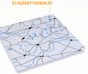 3d view of Długokąty Kobiałki