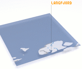 3d view of Langfjord