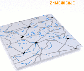 3d view of Żmijewo Gaje