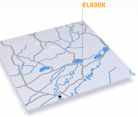 3d view of El Kouk