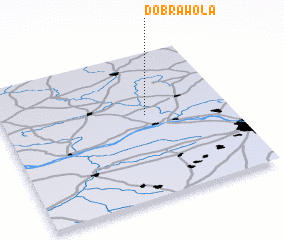 3d view of Dobra Wola