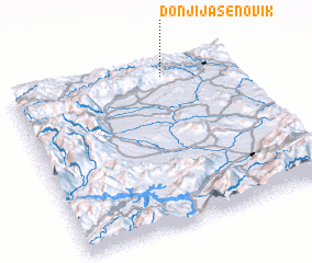 3d view of Donji Jasenovik