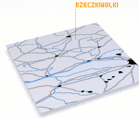 3d view of Rzeczki Wólki