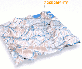 3d view of (( Zagradishtë ))