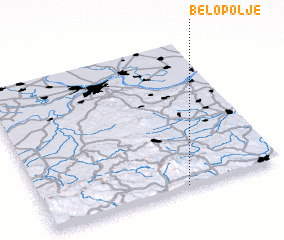 3d view of Belo Polje