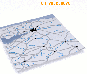 3d view of Oktyabr\