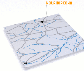 3d view of Wola Kopcowa