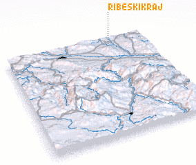 3d view of Ribeški Kraj