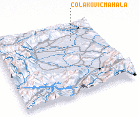 3d view of Čolaković Mahala