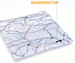 3d view of Sajókeresztúr