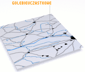 3d view of Gołębie Ucząstkowe